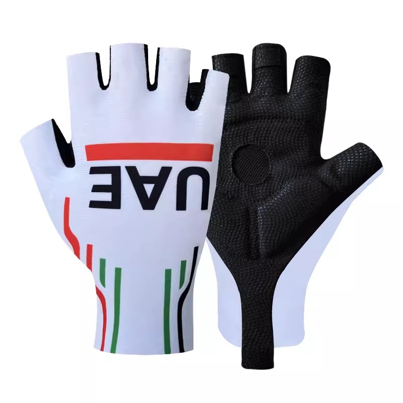 Mountain Biking Uae - Gants de cyclisme en gel demi-doigt,