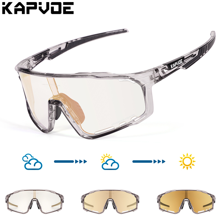 Mountain Biking A Sport - Kapvoe-Lunettes de soleil photochromiques pour homme