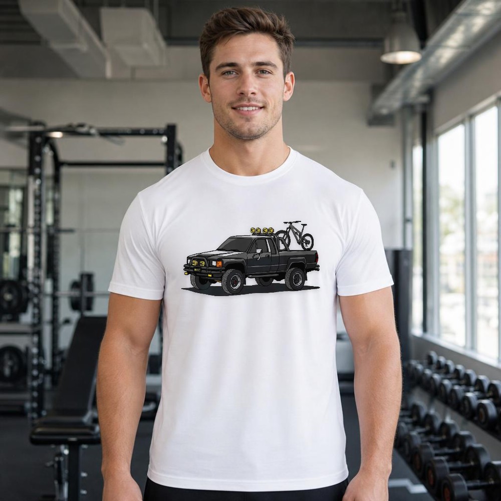 Mountain Biking Holidays - T-shirt d'été pour hommes, motif rétro