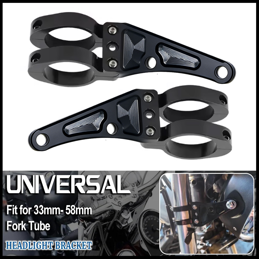 Xtreme Mountain Biking - Support de phare universel 33mm-58mm, pinces
