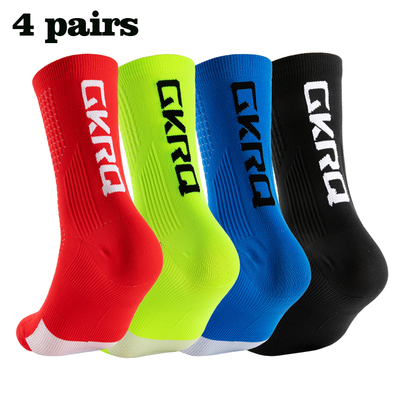 Mountain Biking Socks - GKRQ 4 paires 2025 nouvelles chaussettes