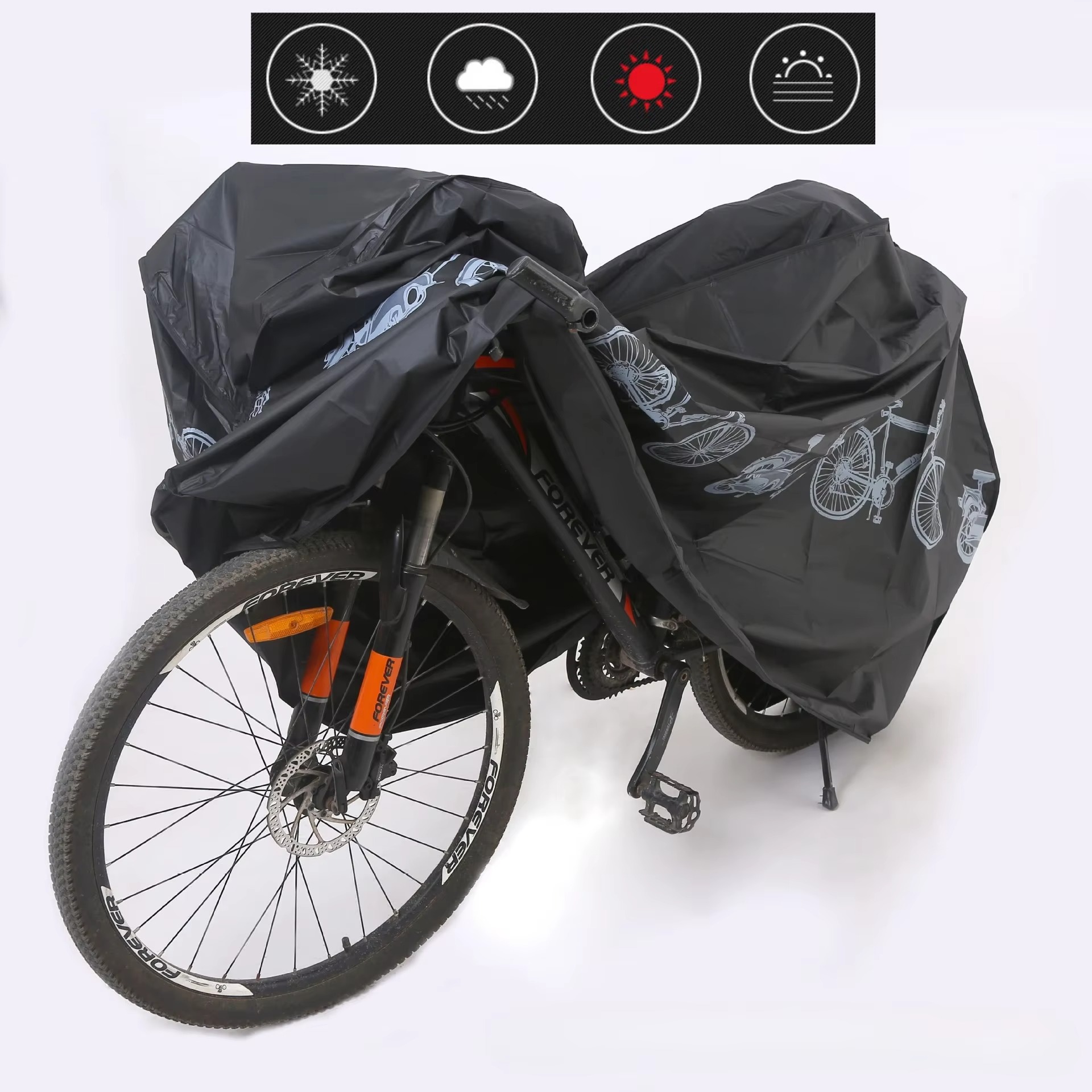 Housse de protection imperméab - Mountain Biking In The Rain avis et prix