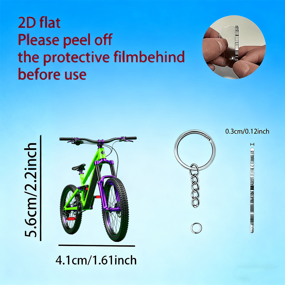Porte-clés VTT 2D vibrant en a - Mountain Biking Holidays avis et prix