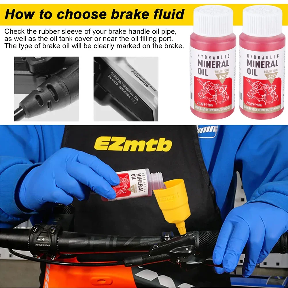 Huile minérale de frein de vél - Hydraulic Brake Bleed avis et prix