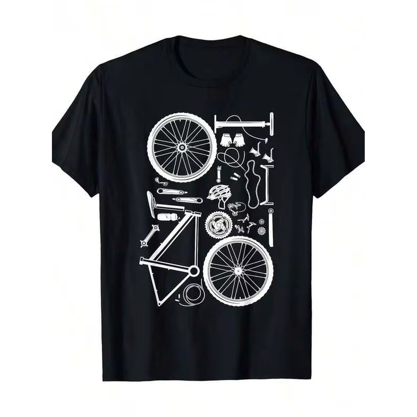 T-shirt de cyclisme en coton n - Mountain Biking Shirts avis et prix