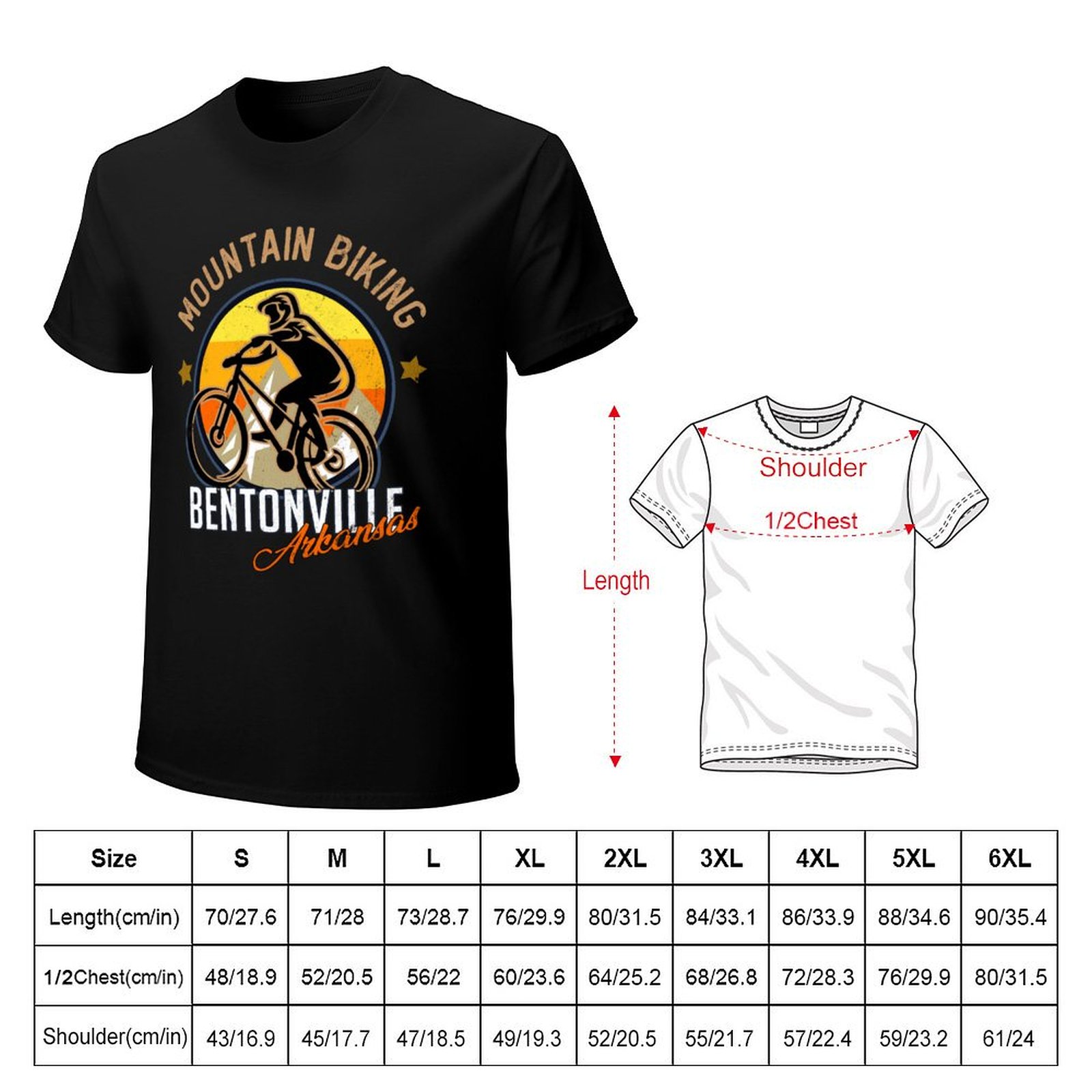 T-shirt de cyclisme en montagn - Mountain Biking Arkansas avis et prix
